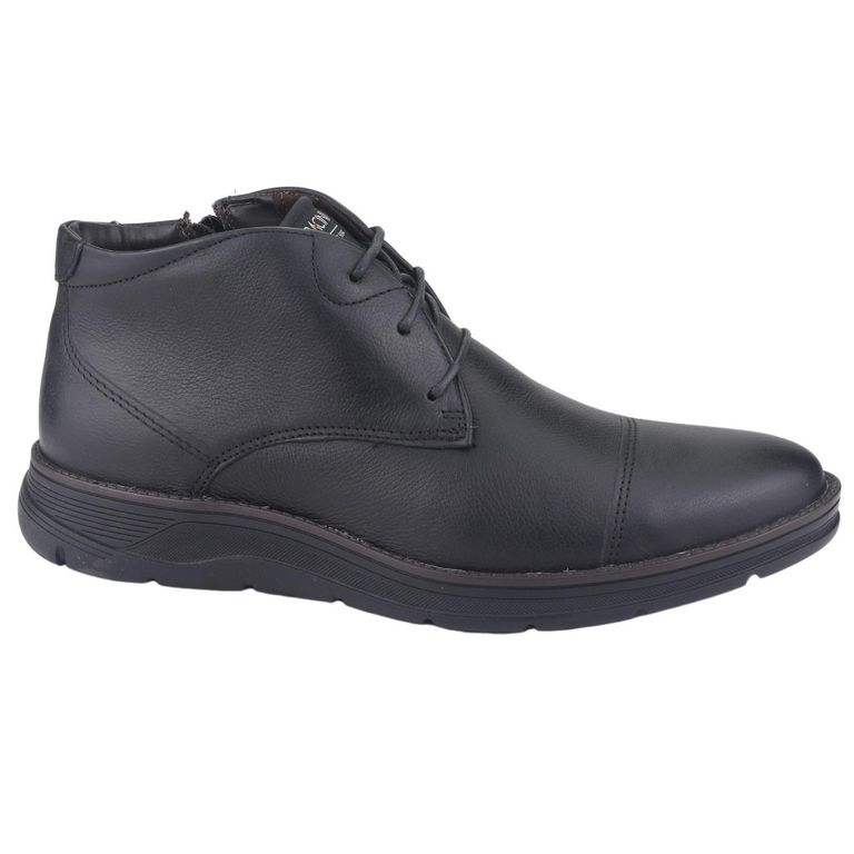 Botin Hombre Cuero Negro N 5542