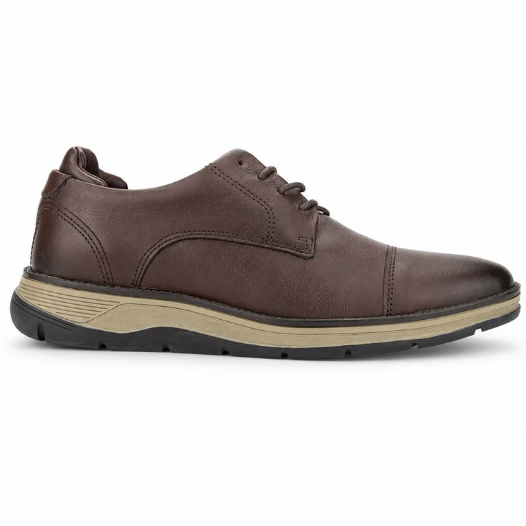 Zapato Hombre Café Oscuro Casual 5541