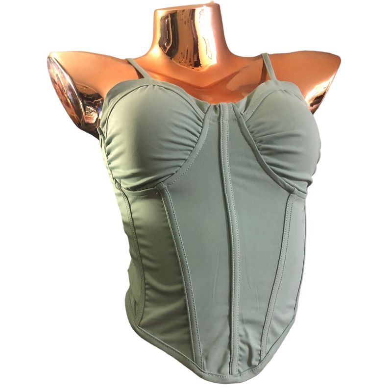 VICALLY FASHION - Top Bustier con Tirantes