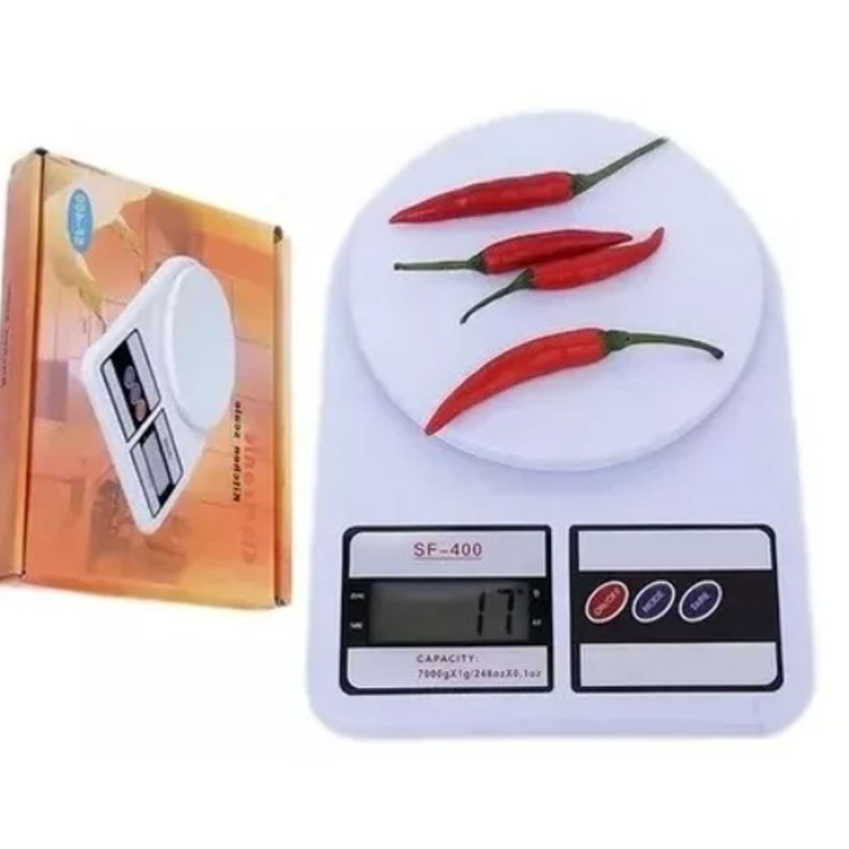 ESHOPANGIE - Balanza Pesa Digital Para Cocina Comercio 10kg