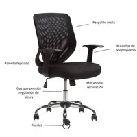 Silla operativa Bend con Brazos