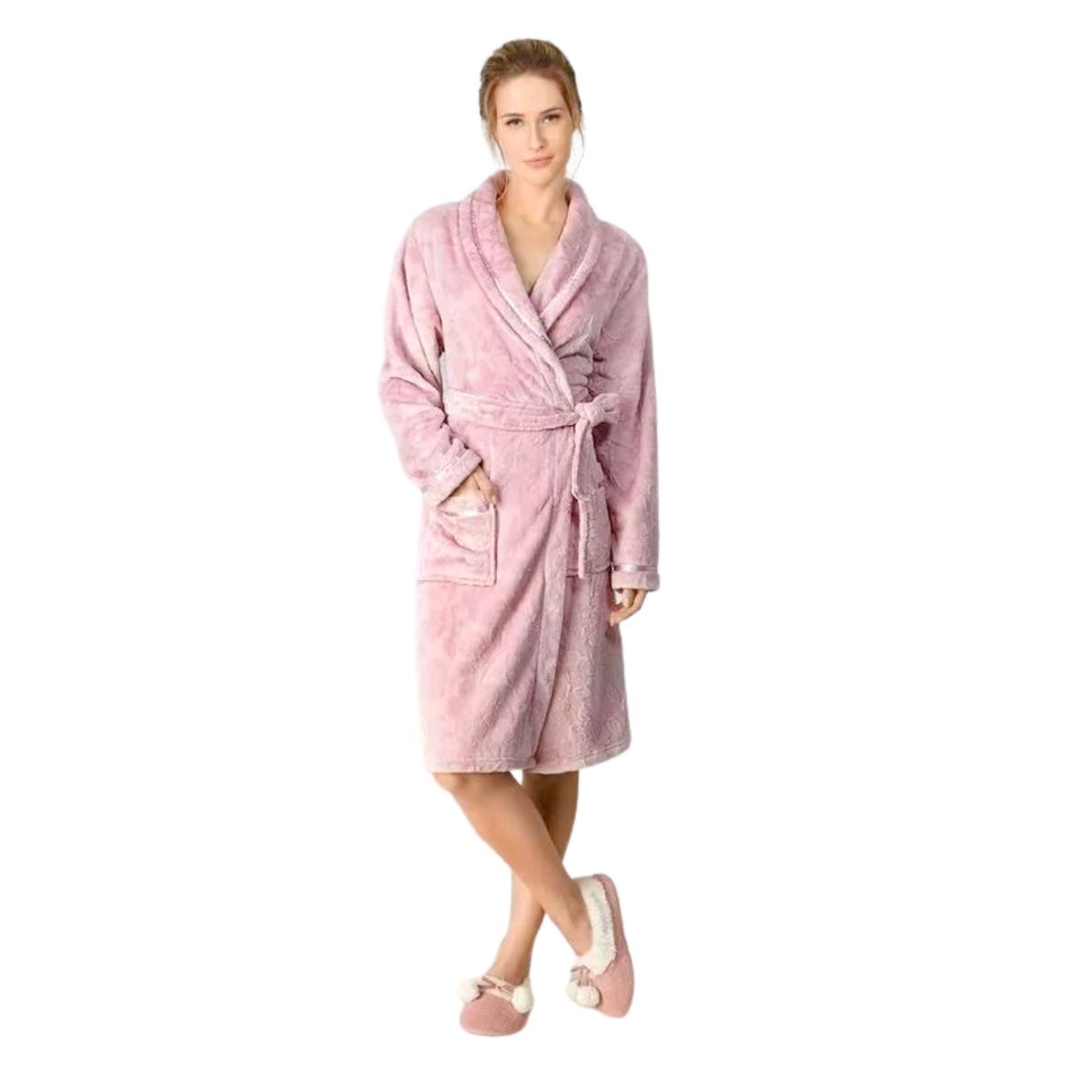 LOOK SHOP - Bata Mujer Micropolar Excelente Calidad Colores. 079