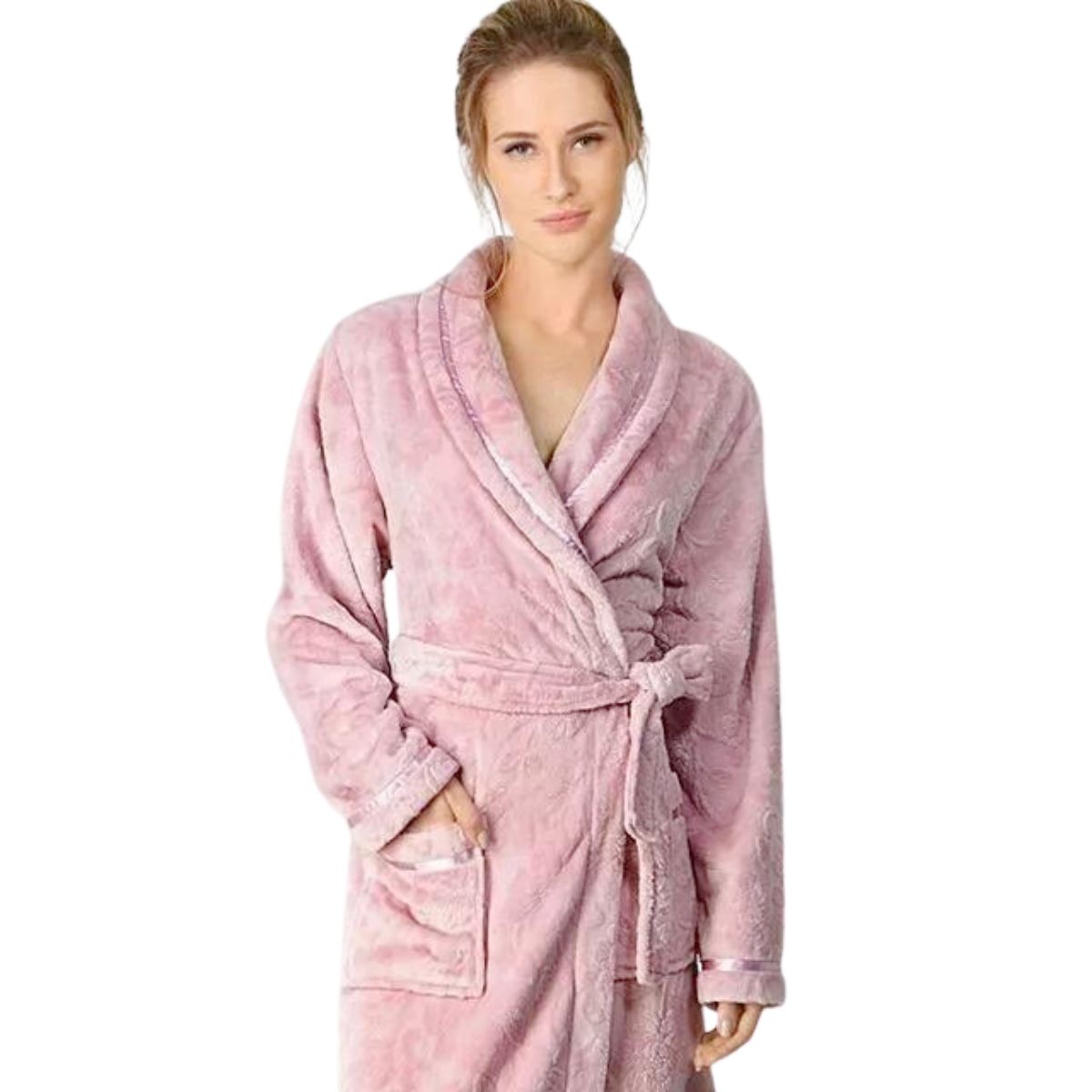 LOOK SHOP - Bata Mujer Micropolar Excelente Calidad Colores. 079