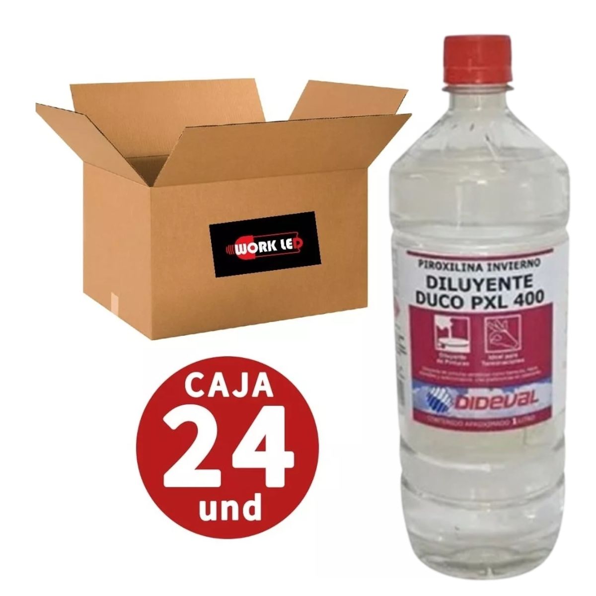 GENERICO - Diluyente Duco Pxl400 Piroxilina Invierno Dideval Caja 24und