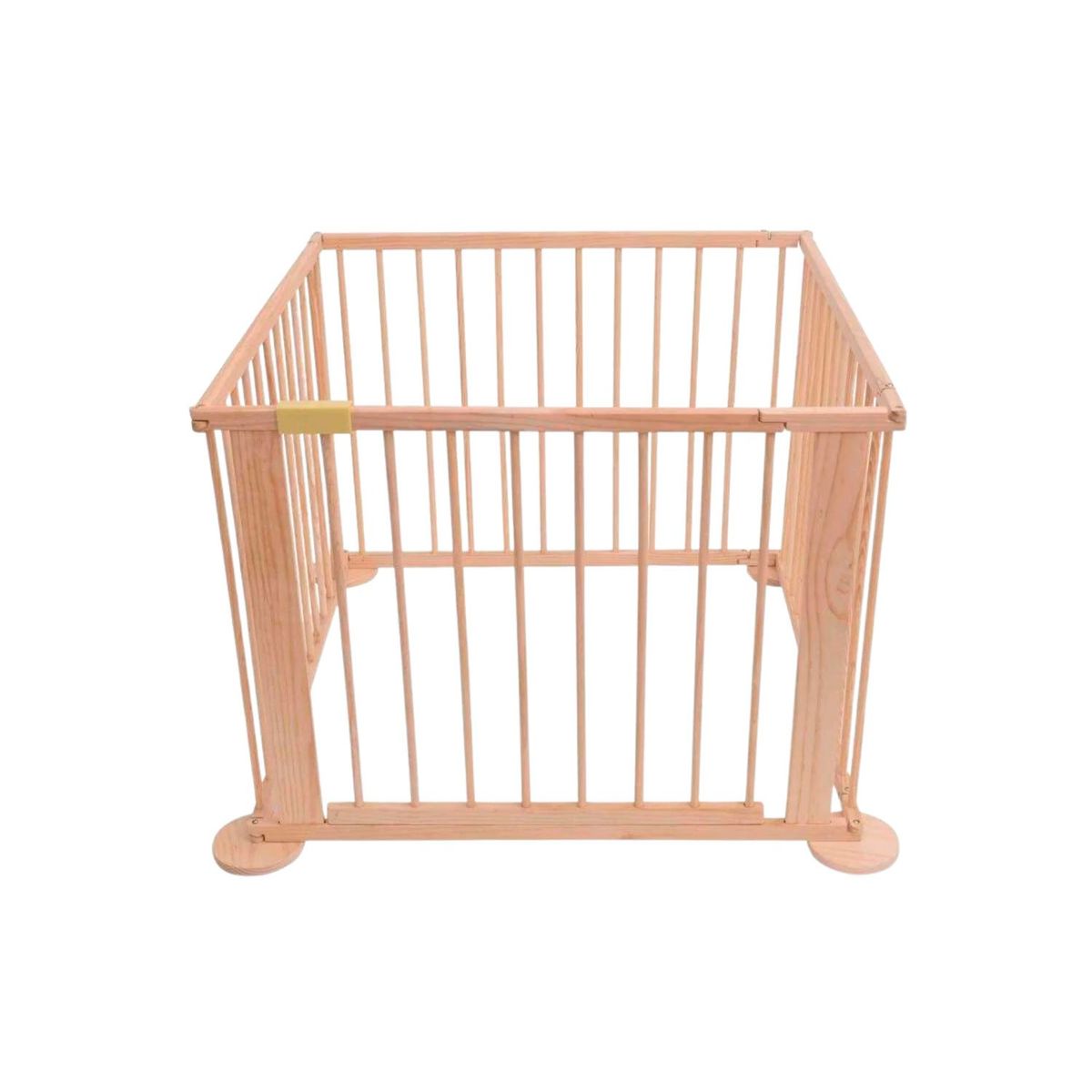 LUMAX - Corral De Madera Natural Para Bebes y Niños