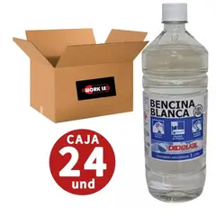 GENERICO - Bencina Blanca 1 Litro Dideval Caja 24 Unidades