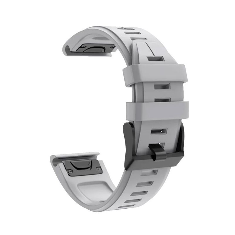 GENERICO - Correa Para Garmin Fenix 6x 6x Pro 5x 5x Plus 3hr 26mm Gris