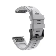 GENERICO - Correa Para Garmin Fenix 6x 6x Pro 5x 5x Plus 3hr 26mm Gris