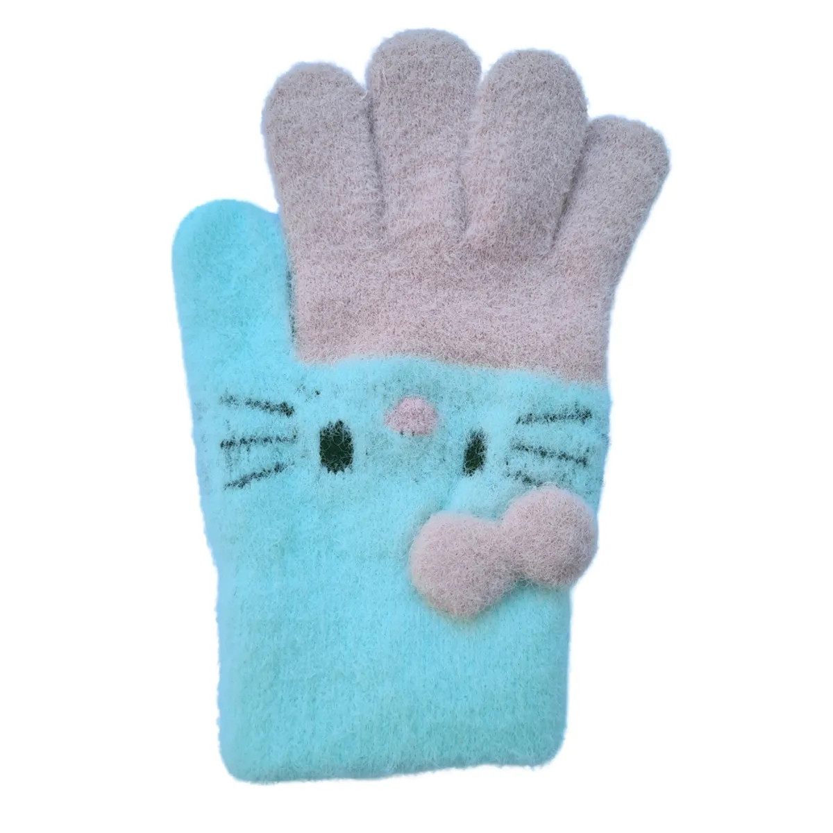 LIKE SHOP - Pack 2 Pares de Guantes Polar Suave Invierno Niña