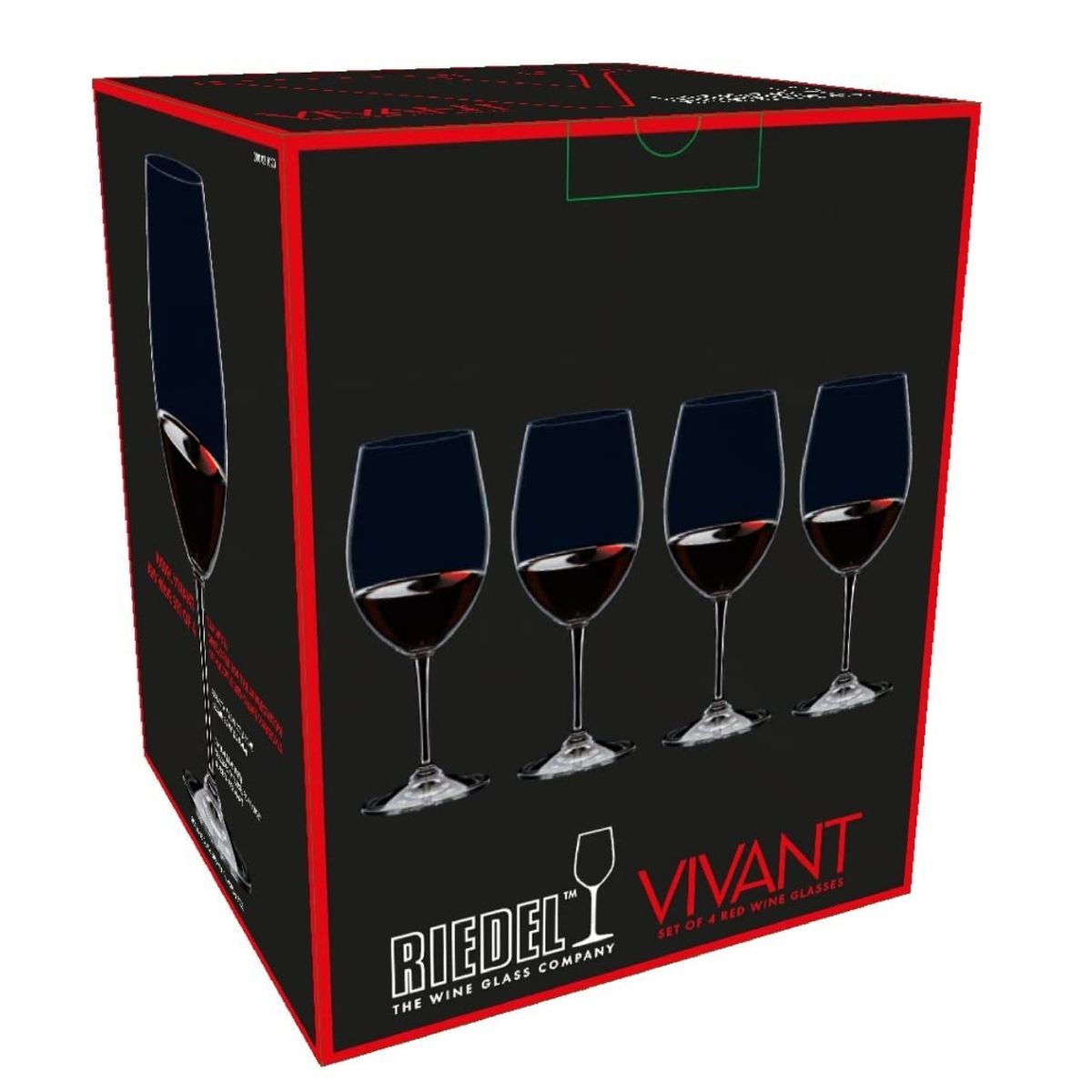 RIEDEL - RIEDEL VIVANT SET 4 COPAS VINO TINTO