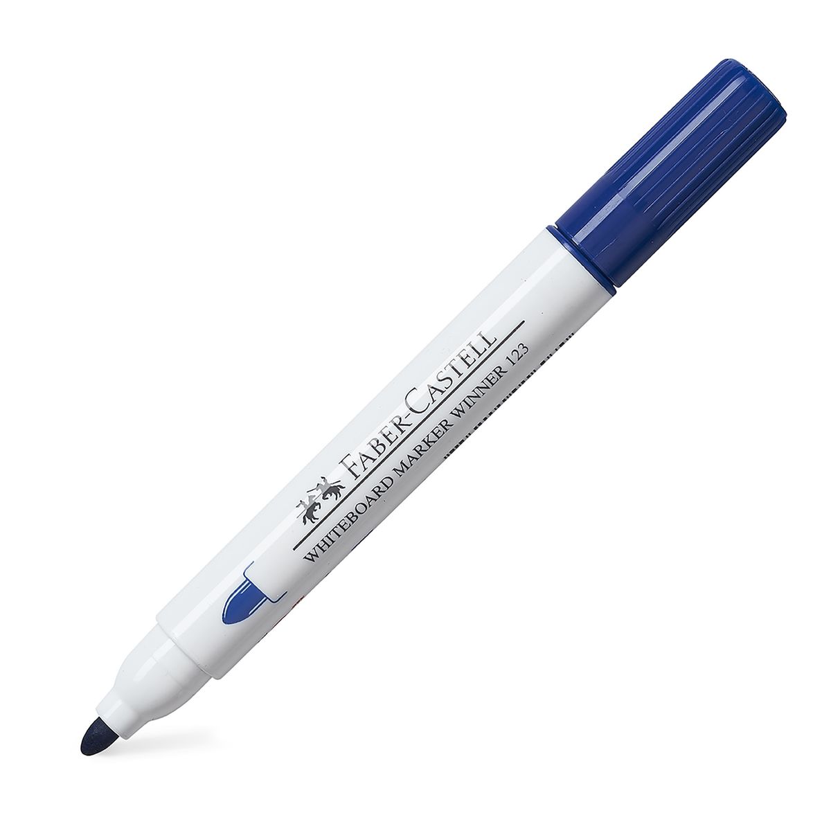 FABER-CASTELL - Marcador Pizarra Blanca Winner 123 Faber-Castell Azul