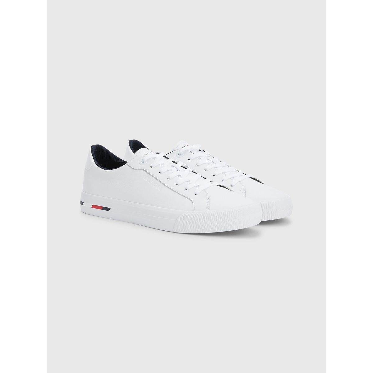 TOMMY HILFIGER - Zapatillas Modern De Cuero Blanco Hombre