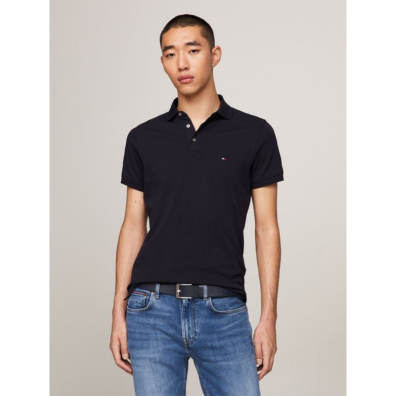 TOMMY HILFIGER - Polo Slim Fit Logo 1985 Azul Tommy Hilfiger