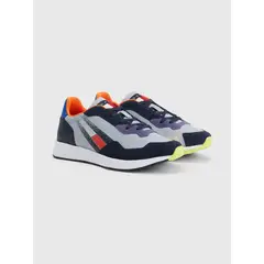 TOMMY HILFIGER - Zapatillas Track Mix Runner Azul