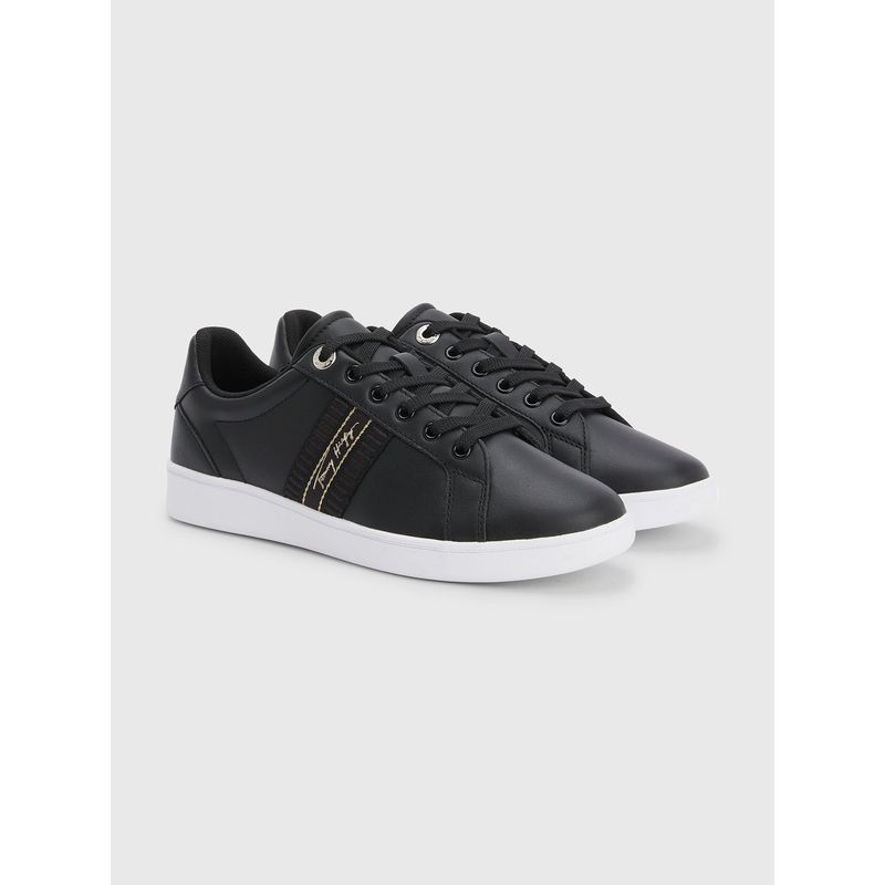 TOMMY HILFIGER - Zapatilla Signature Webbing Negro Tommy Hilfiger
