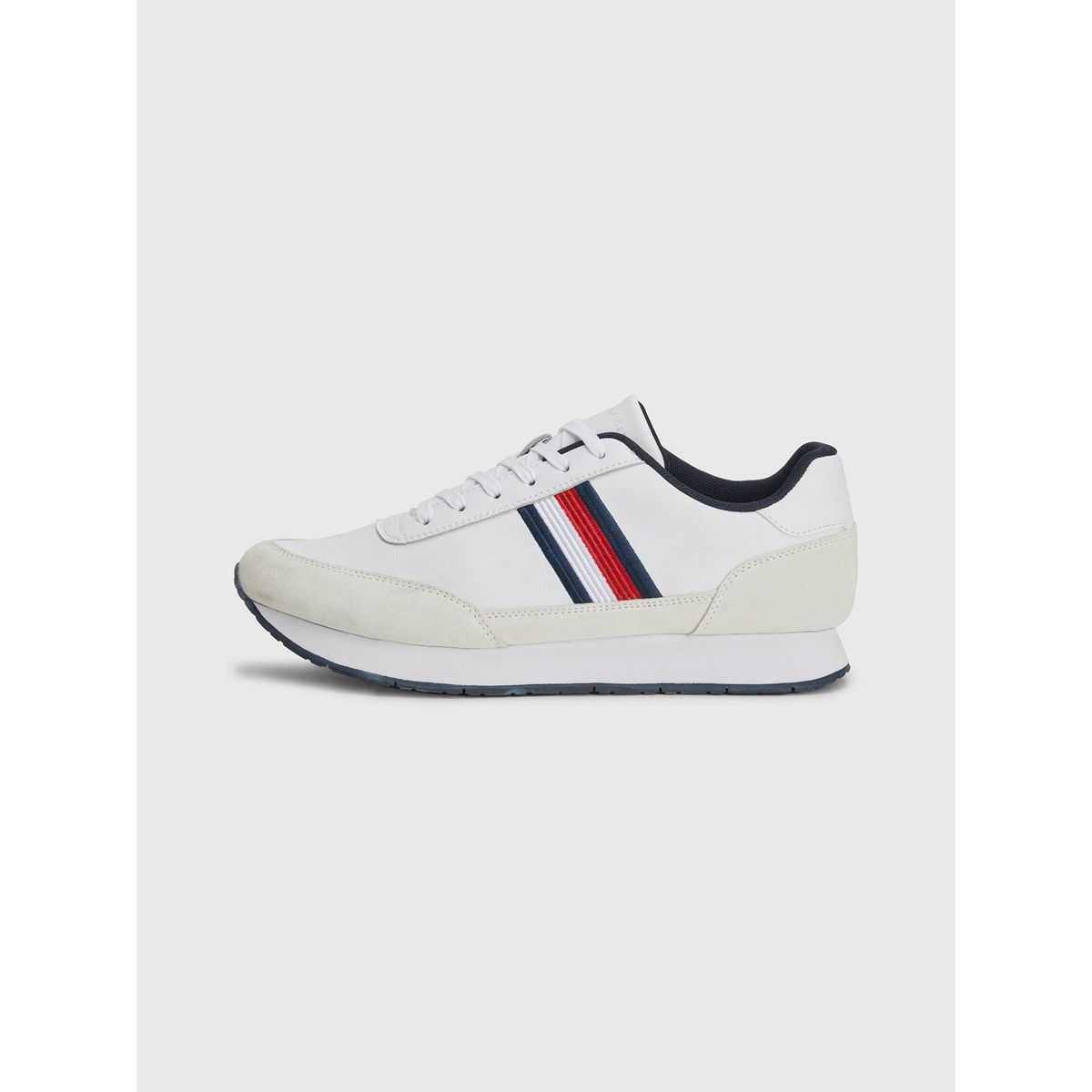 TOMMY HILFIGER - Zapatillas Signature De Cuero Blanco Tommy Hilfiger