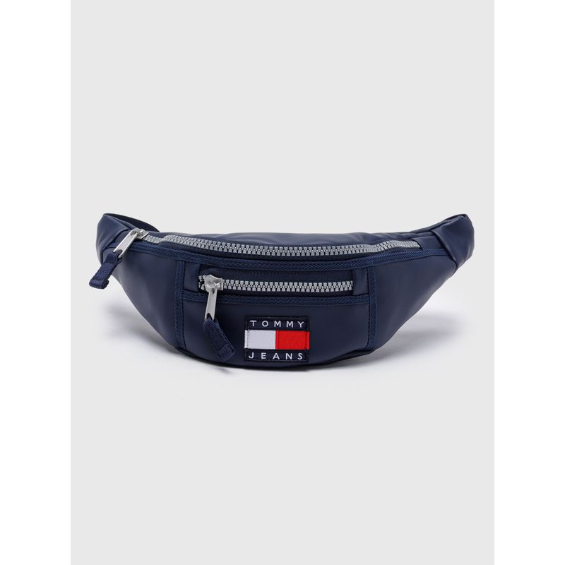 TOMMY HILFIGER - Riñonera Heritage Con Logo  Azul Tommy Hilfiger