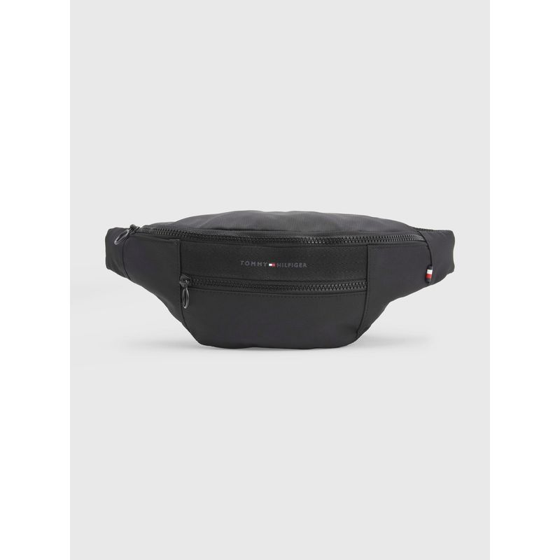 TOMMY HILFIGER - Banano Zipped Essential Negro Tommy Hilfiger