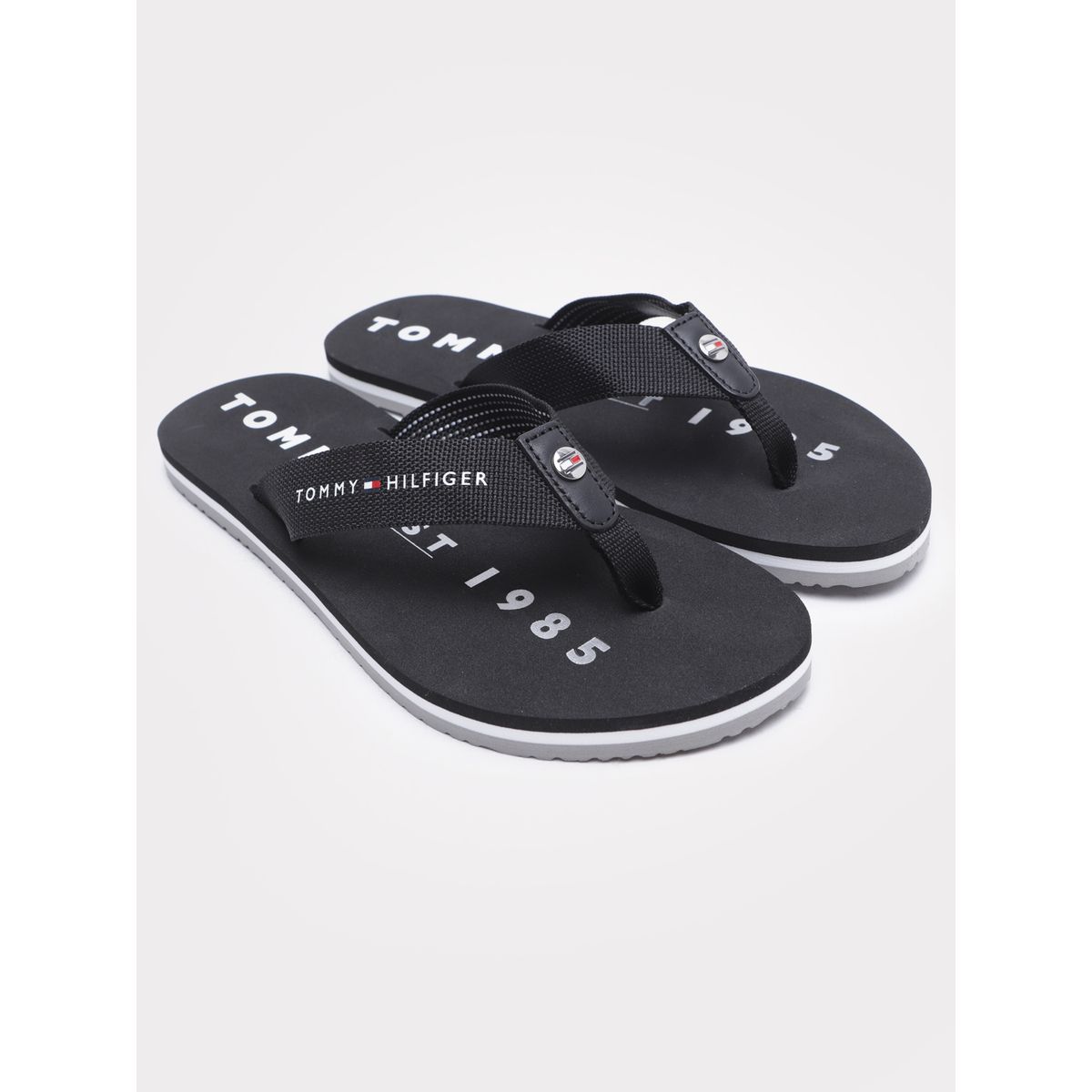 TOMMY HILFIGER - Sandalias De Playa Iconic Negro Tommy Hilfiger