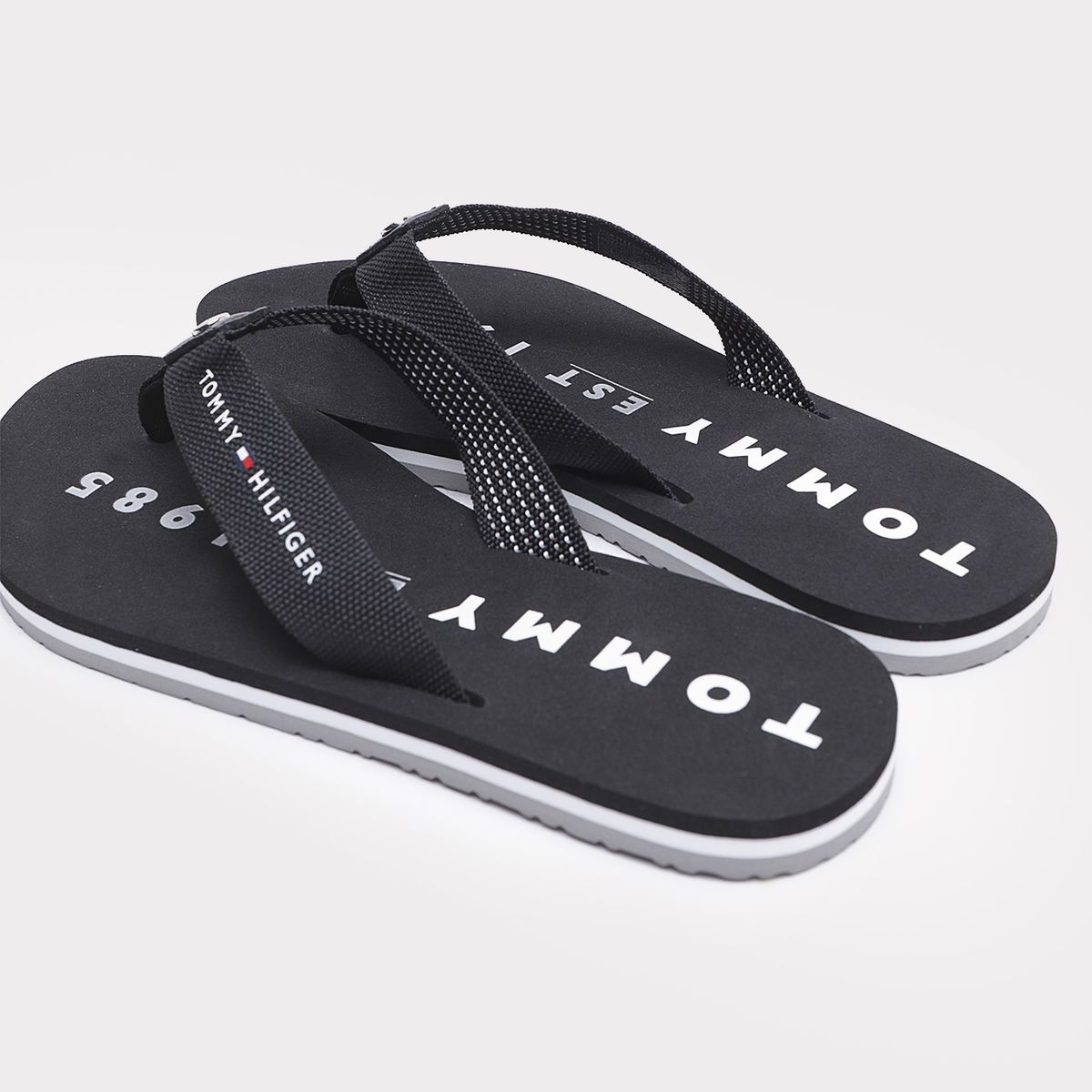 TOMMY HILFIGER - Sandalias De Playa Iconic Negro Tommy Hilfiger