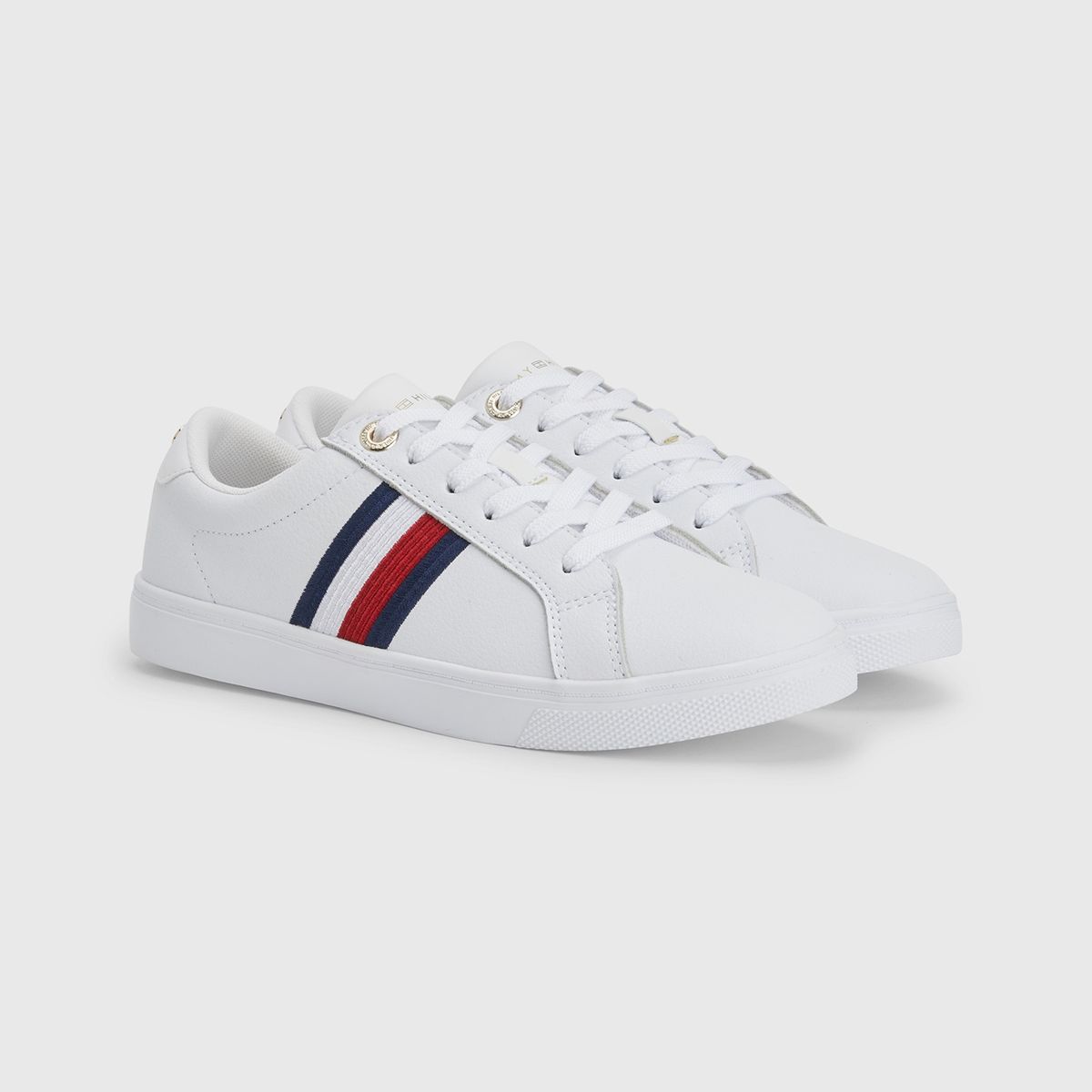 TOMMY HILFIGER - Zapatillas Stripe Lateral Blanco Tommy Hilfiger