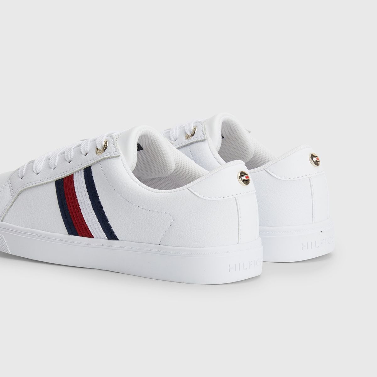 TOMMY HILFIGER - Zapatillas Stripe Lateral Blanco Tommy Hilfiger