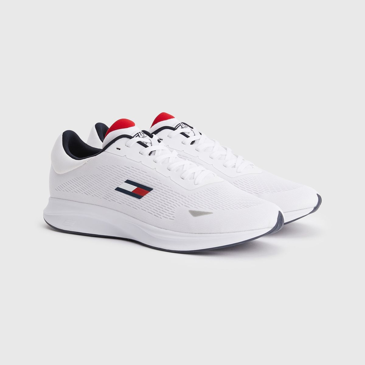 TOMMY HILFIGER - Zapatillas Sport De Malla Blanco Tommy Hilfiger