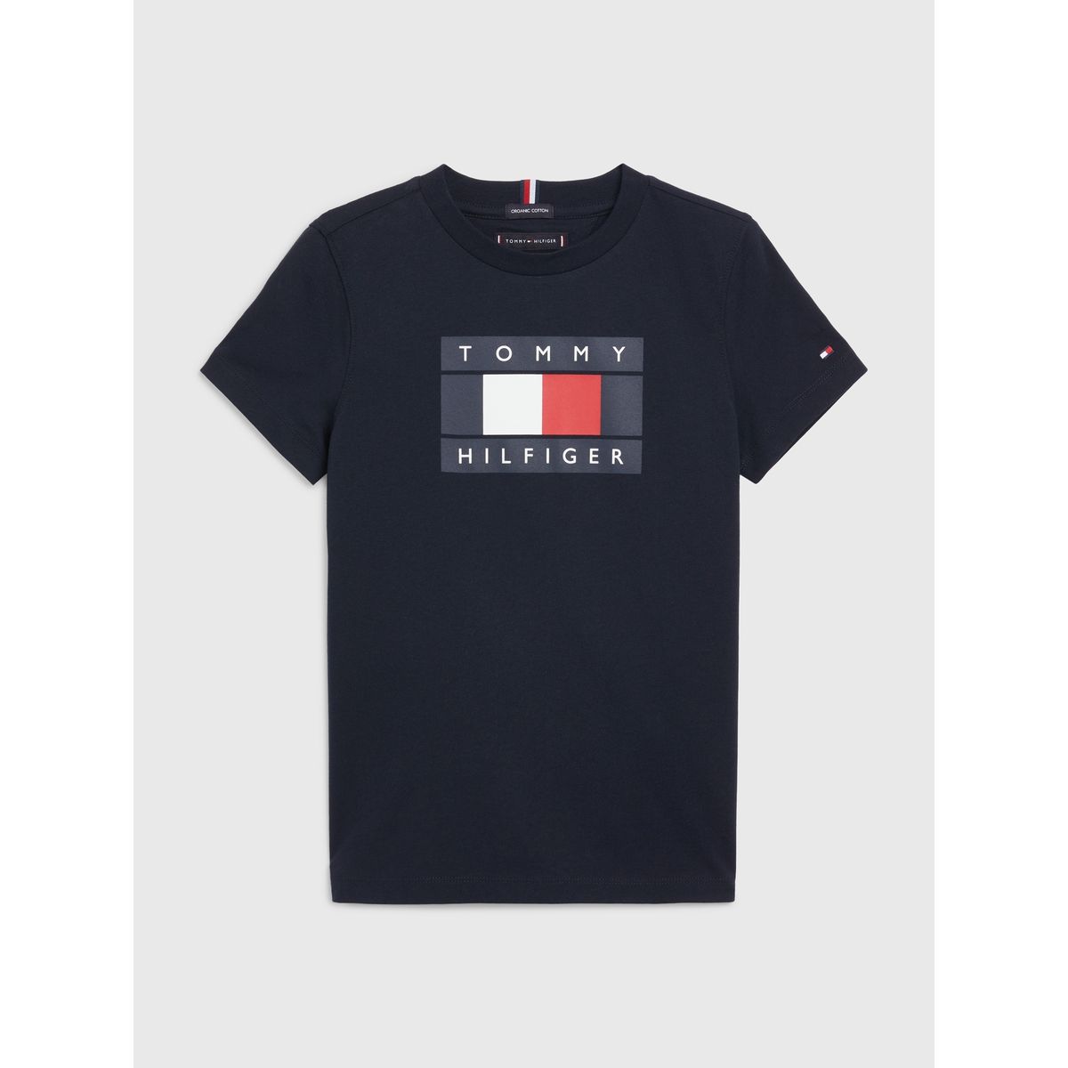 TOMMY HILFIGER - Polera Logo Big Box Azul Tommy Hilfiger