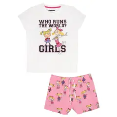 NICKELODEON - Pijama Mujer NICK 90 Rosado
