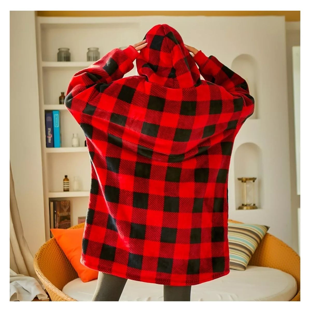 ARCA SHOPPING - Pijama Poleron Felpa Unisex Felpa Manta Polar Sherpa