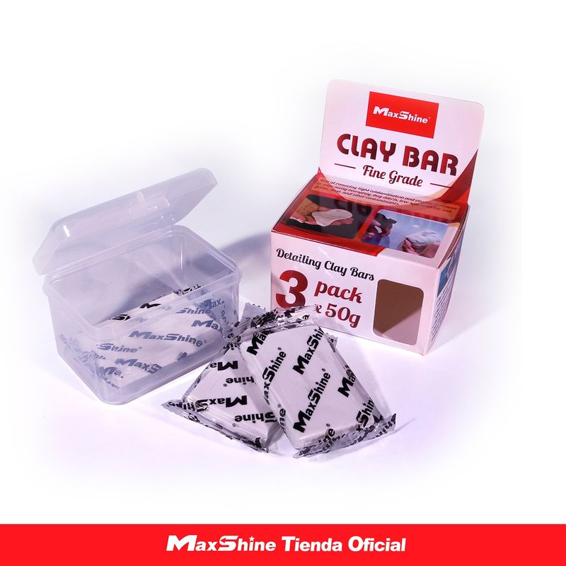 MAX SHINE - Arcilla Detailing Clay Bar Fine Cut 150gr Maxshine