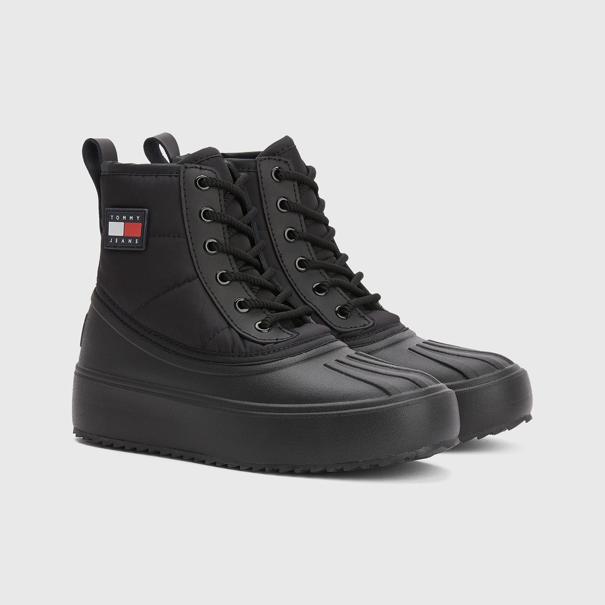 TOMMY HILFIGER - Botas Híbridas Acolchadas Negro Tommy Hilfiger