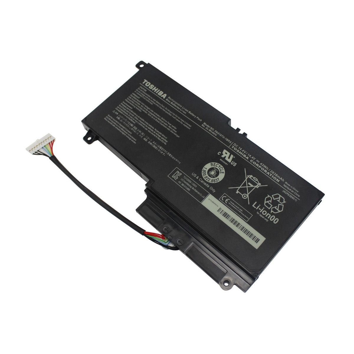 TOSHIBA - BATERIA TOSHIBA L45D/L55D 4 CELDAS ORIGINAL INTERNA (PA5107U)