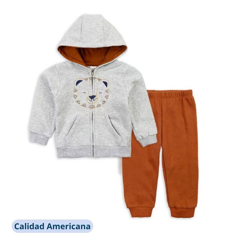 TEDMIMAK - Conjunto Bebe Niño Buzo Polerón 2 Prendas Tedmimak
