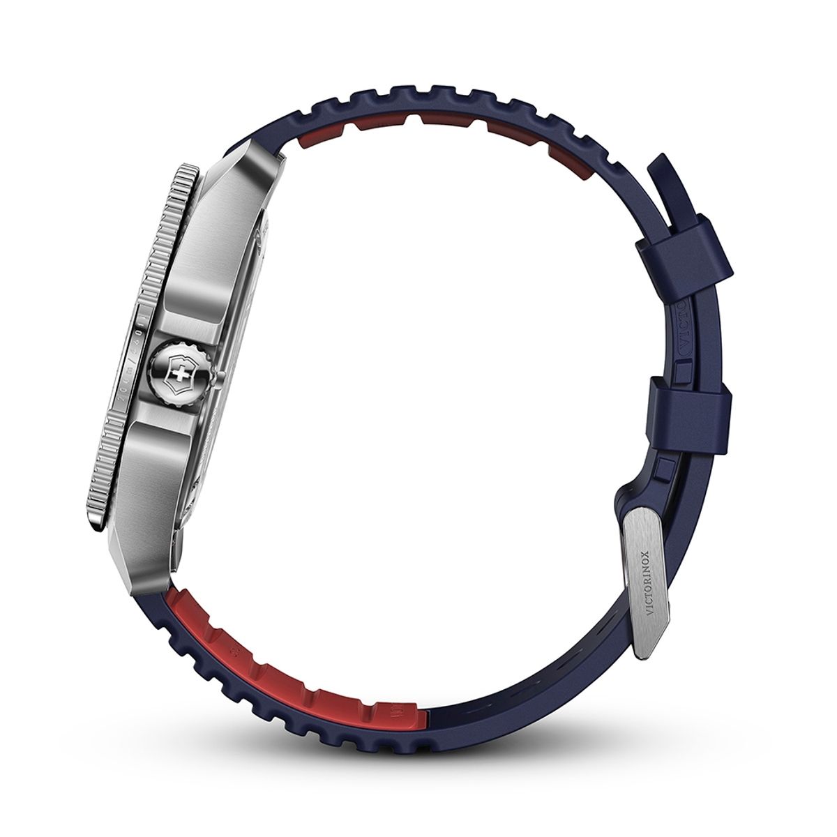 VICTORINOX - Reloj Journey 1884 dial azul correa caucho Victorinox