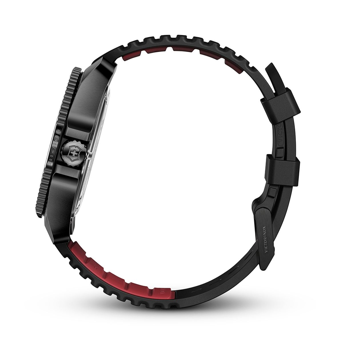 VICTORINOX - Reloj Journey 1884 dial negro correa caucho Victorinox