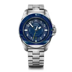 VICTORINOX - Reloj Journey 1884 Automático dial azul correa acero inox