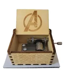 GENERICO - CAJA MUSICAL THE AVENGERS CON MANIVELA