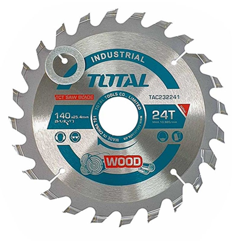 TOTAL TOOLS - Disco De Corte Sierra 5 1/2 140mm 24 Dientes Total Tac232241