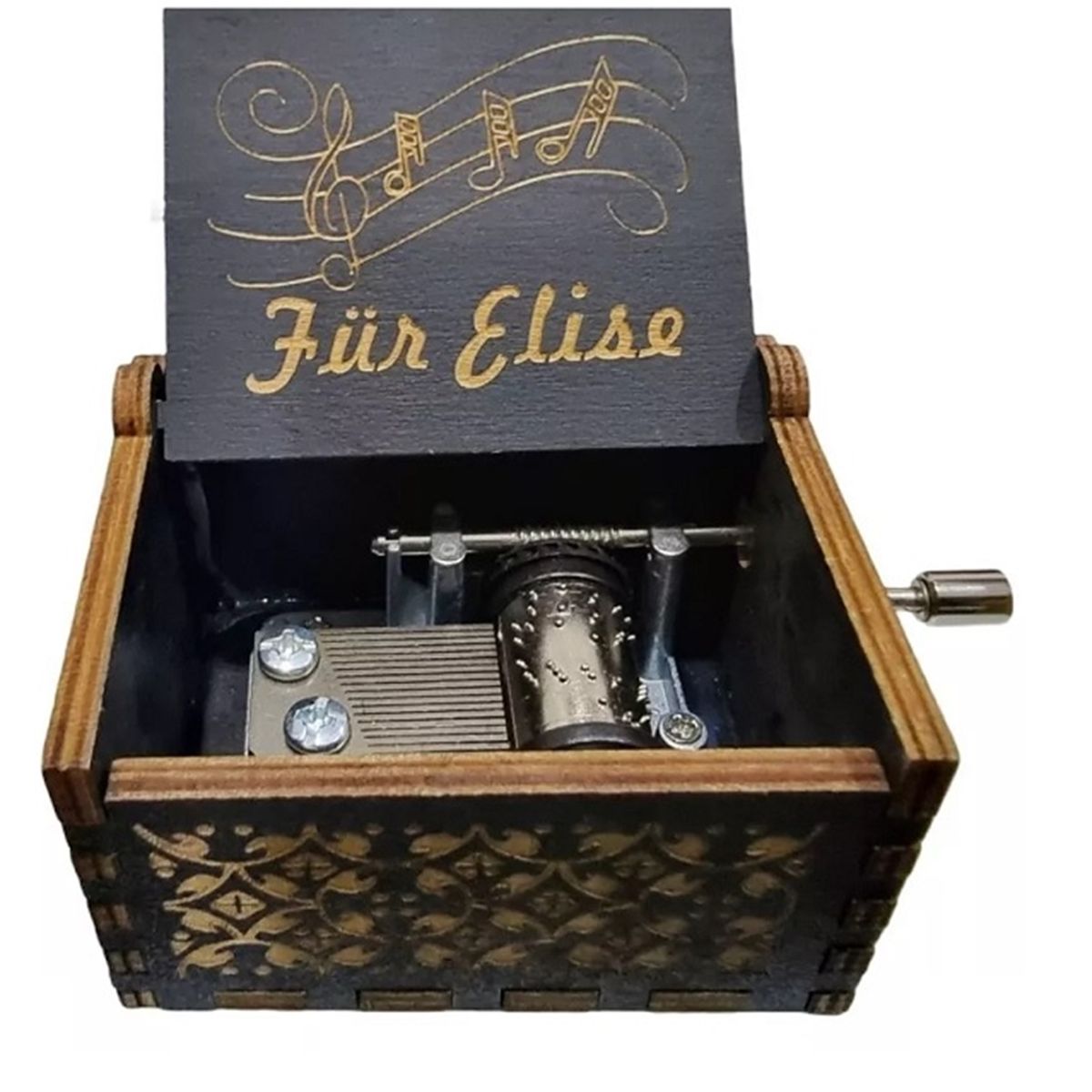 GENERICO - CAJA MUSICAL BEETHOVEN  FUR ELISE  negra