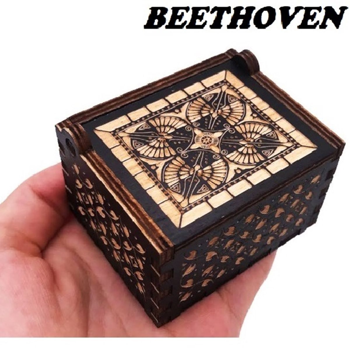 GENERICO - CAJA MUSICAL BEETHOVEN  FUR ELISE  negra