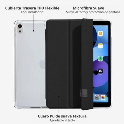 Imagen 2 del producto Funda Para iPad 10° Generación 10.9 Traslúcida Ranura Lápiz - Negro