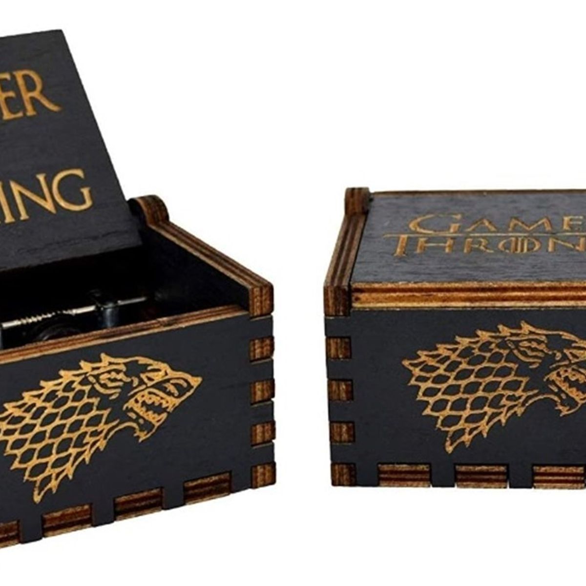 GENERICO - GAME OF THRONES two winter is coming caja musical de madera