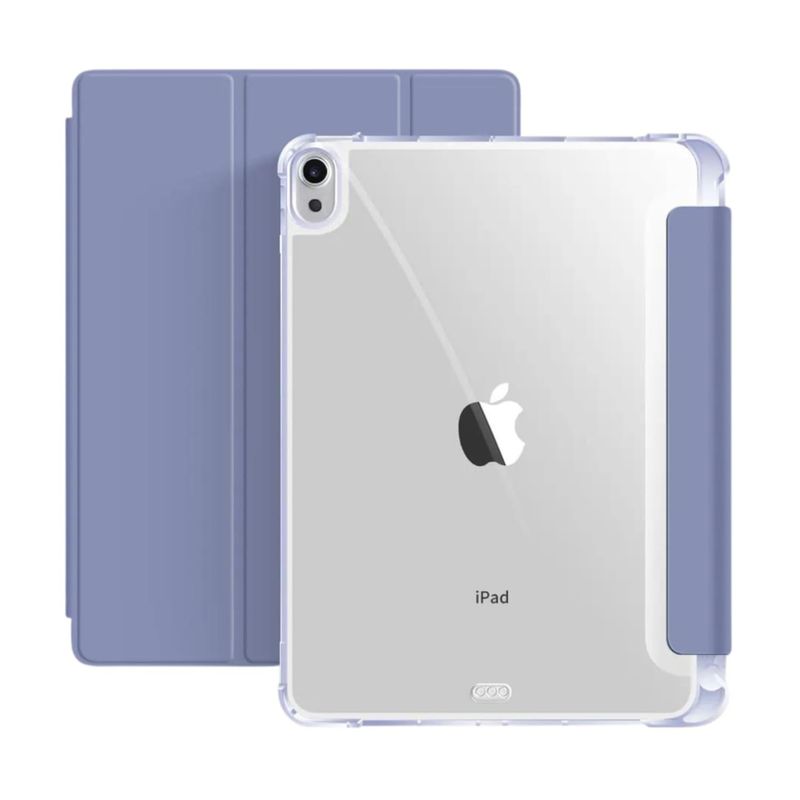 GENERICO - Funda Para iPad 10° Generación 10.9 Traslúcida Ranura Lápiz - Lavanda