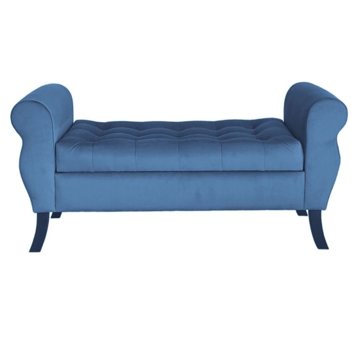 GENERICO - Banqueta Baúl Diva Color Azul Petroleo