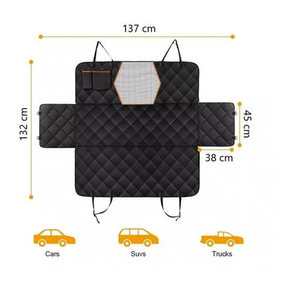 Imagen 2 del producto Lona Impermeable Para Perro Gato Funda Protectora De Auto Xl