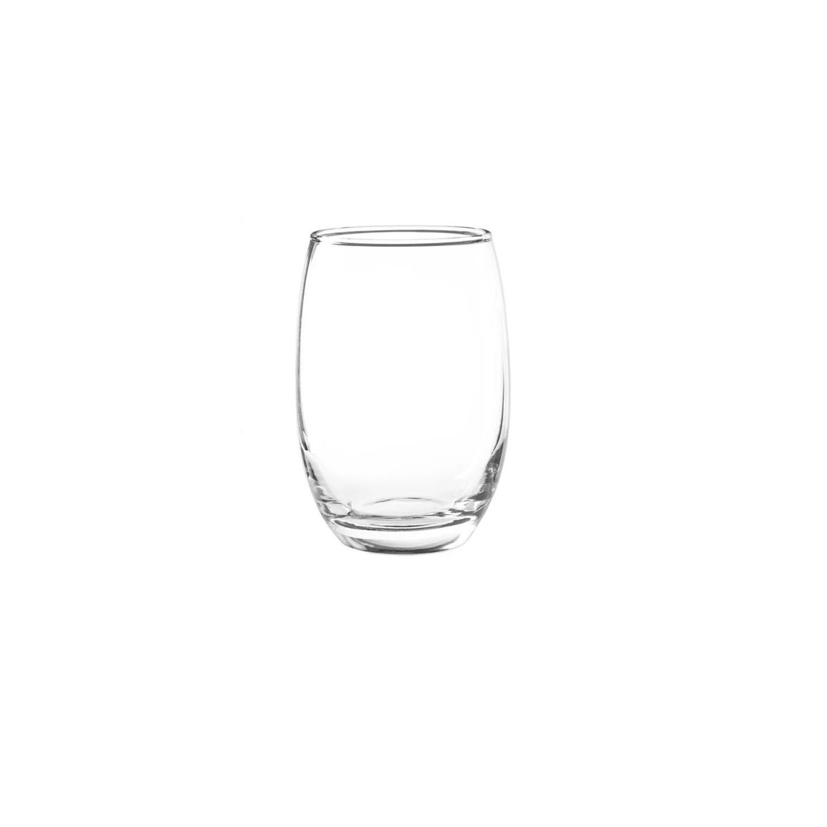 GENERICO - Juego de 6 Vasos Altos Mikonos - 460cc, Vidrio Brillante.