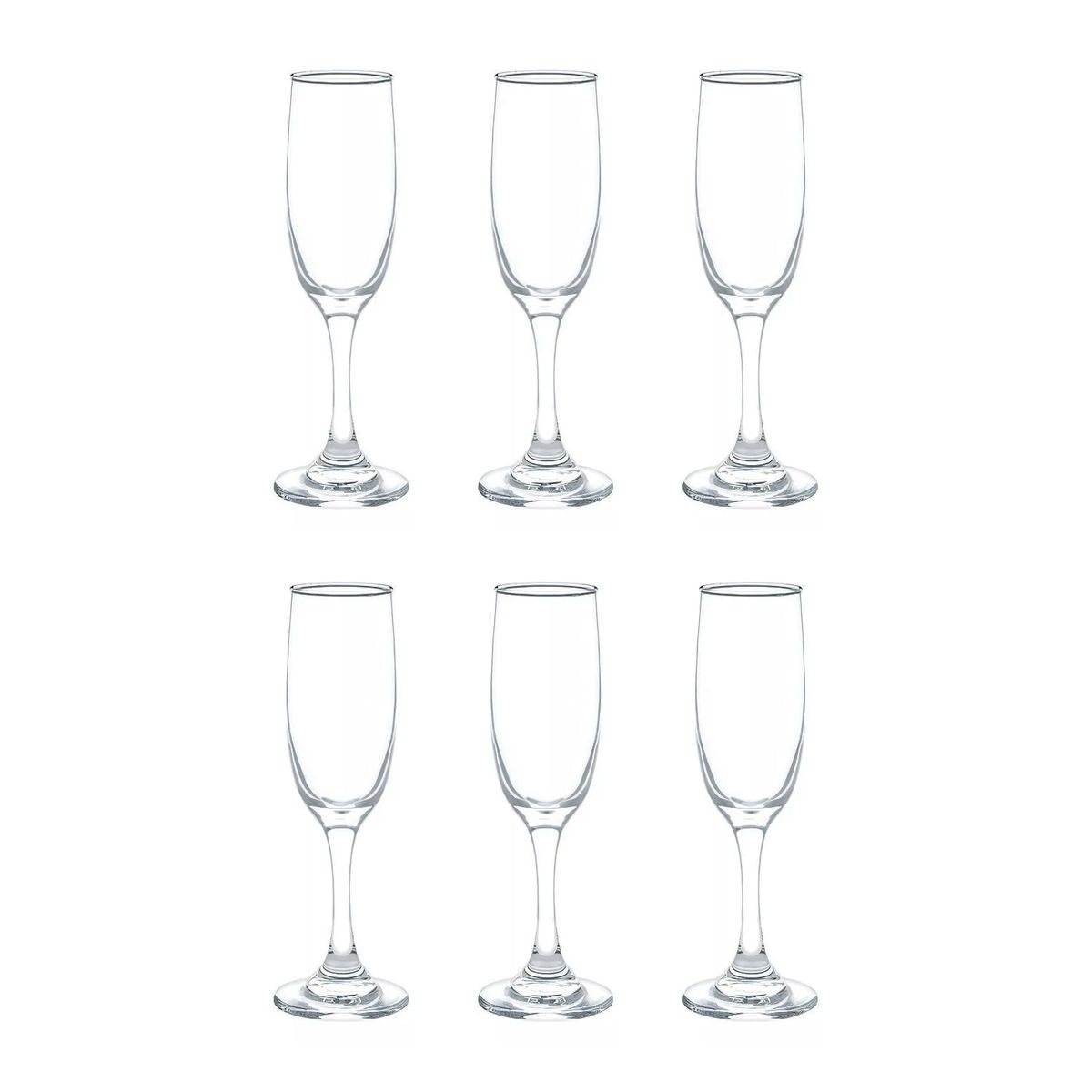 CRISTAR - Juego 6 Copas Champagne 176cc Versalles