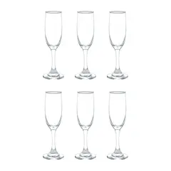 CRISTAR - Juego 6 Copas Champagne 176cc Versalles