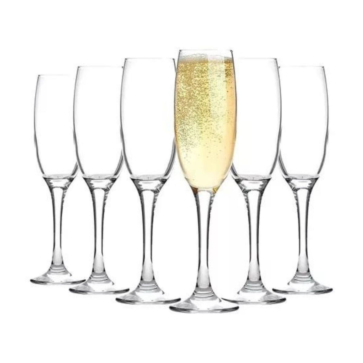 CRISTAR - Juego 6 Copas Champagne 176cc Versalles